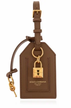 Dolce & Gabbana BROWN Leather pendant