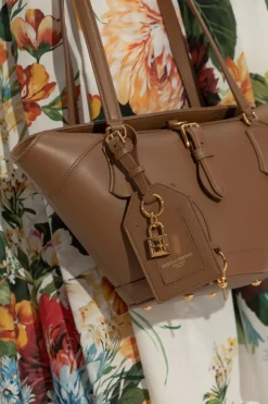 Dolce & Gabbana BROWN Leather pendant