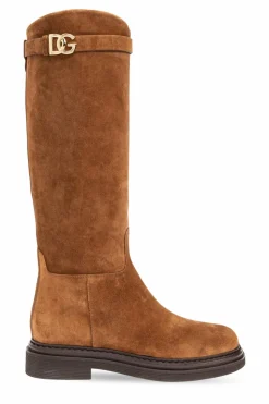 Dolce & Gabbana BROWN Suede Boots