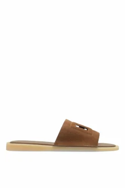 Dolce & Gabbana BROWN Suede slippers