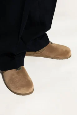 Dolce & Gabbana BROWN Suede Slippers