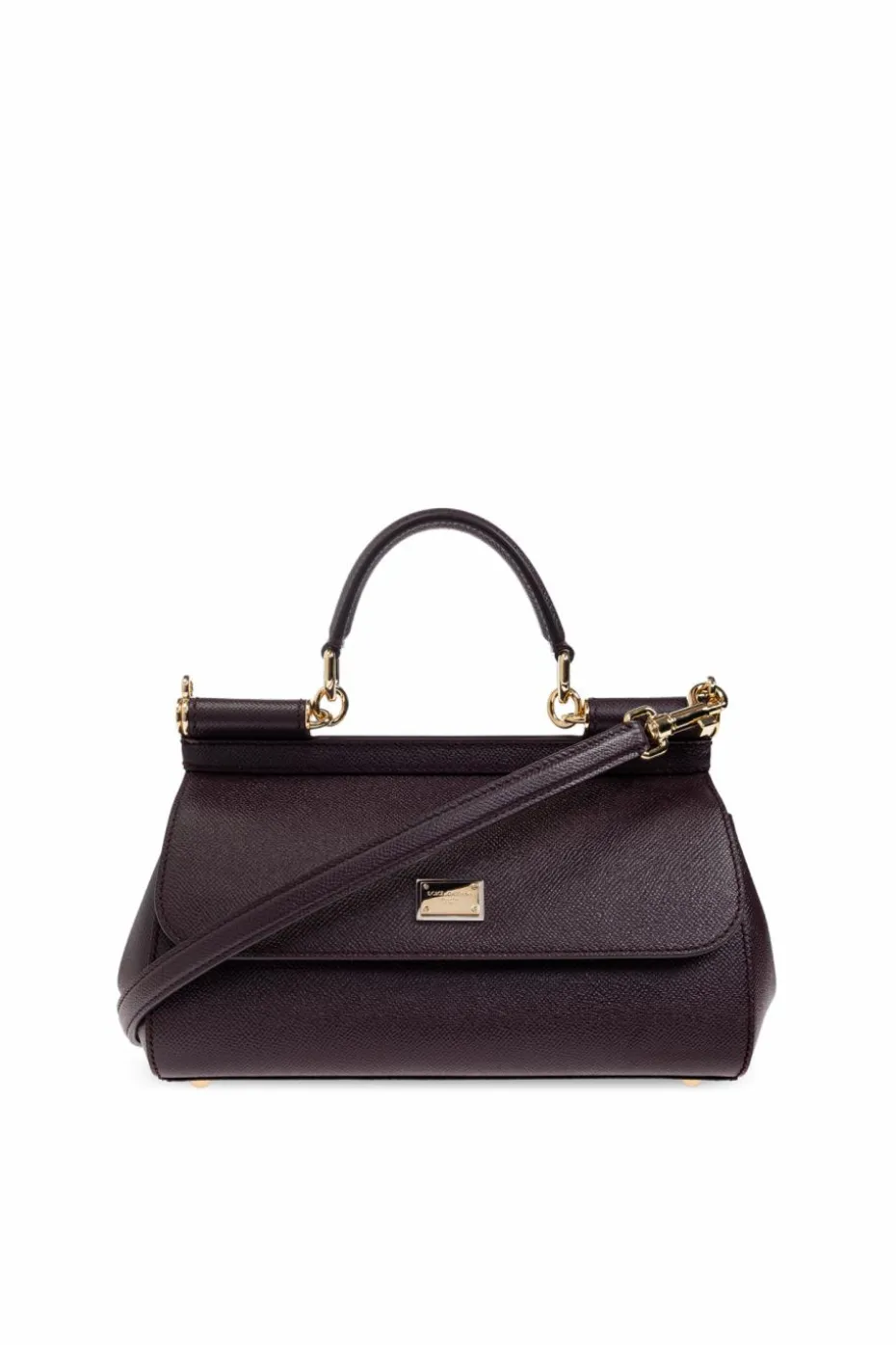 Dolce & Gabbana BURGUNDY Handbag "Sicily"
