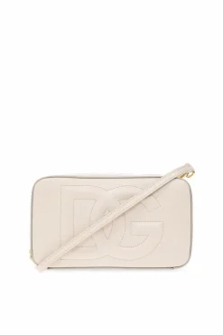 Dolce & Gabbana cream 'DG Logo Small' shoulder bag