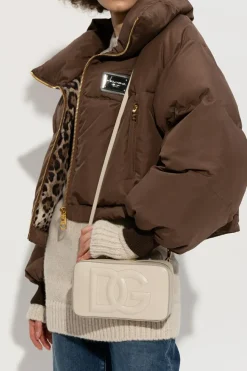 Dolce & Gabbana cream 'DG Logo Small' shoulder bag