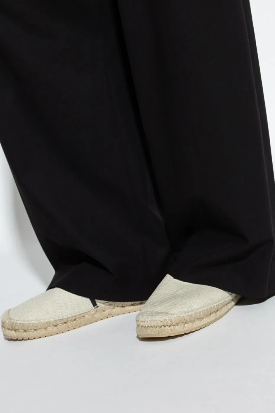 Dolce & Gabbana cream Espadrilles with embroidered logo