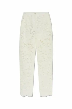 Dolce & Gabbana cream Lace trousers