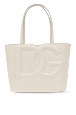 Dolce & Gabbana cream Shopper bag with logo
