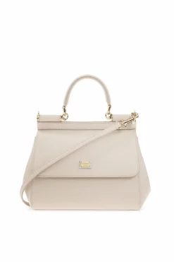 Dolce & Gabbana cream ‘Sicily Small’ shoulder bag