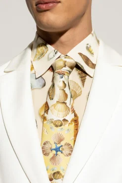 Dolce & Gabbana cream Silk tie