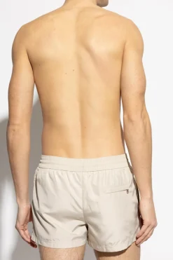 Dolce & Gabbana cream Swim trunks