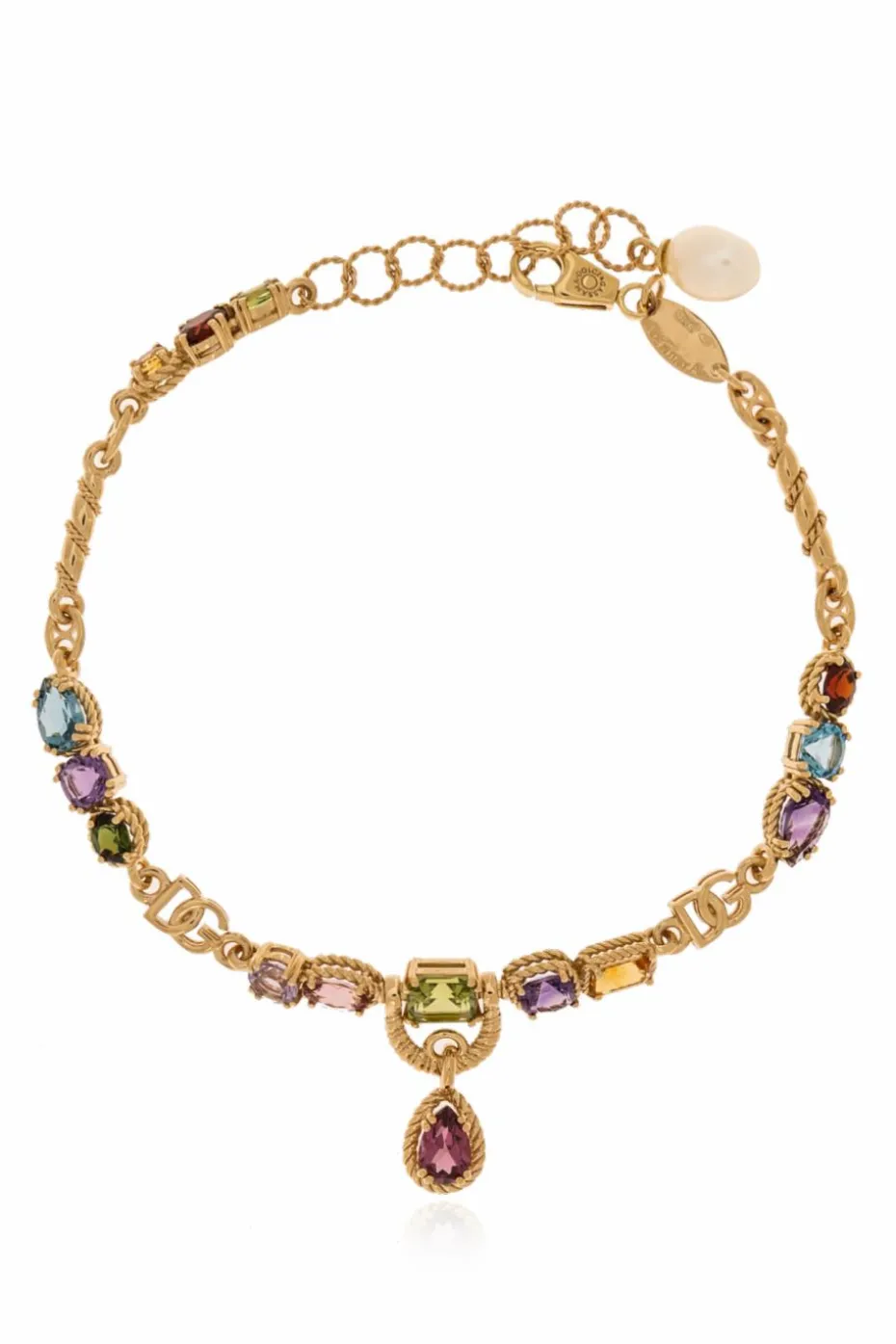 Dolce & Gabbana GOLD Bracelet with gemstones