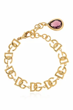 Dolce & Gabbana GOLD Bracelet with shimmering crystals