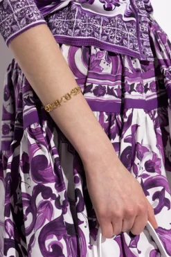 Dolce & Gabbana GOLD Bracelet with shimmering crystals