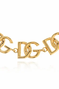 Dolce & Gabbana GOLD Bracelet with shimmering crystals