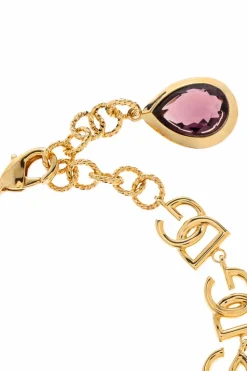 Dolce & Gabbana GOLD Bracelet with shimmering crystals