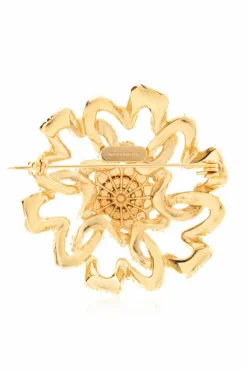 Dolce & Gabbana GOLD Brooch with floral motif