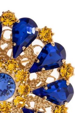 Dolce & Gabbana GOLD Brooch with a floral motif