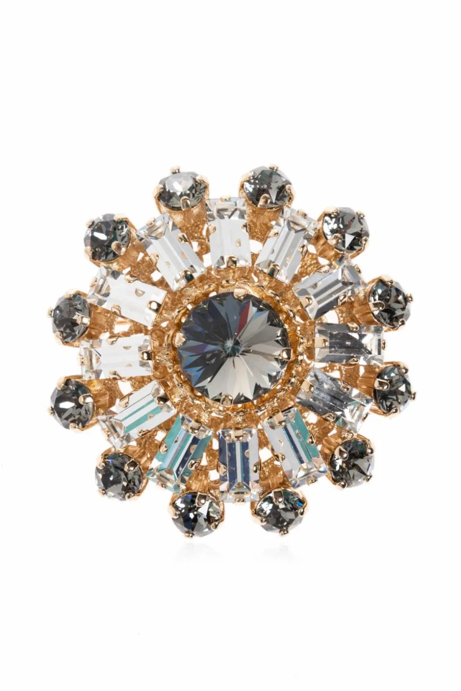 Dolce & Gabbana GOLD Brooch with floral motif