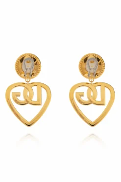 Dolce & Gabbana GOLD Clip-on earrings with pendants