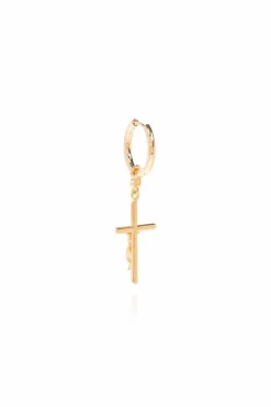 Dolce & Gabbana GOLD Earring with religious charm