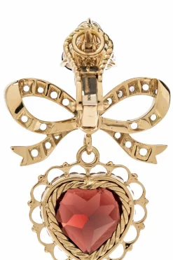 Dolce & Gabbana GOLD Gold earrings with gemstones