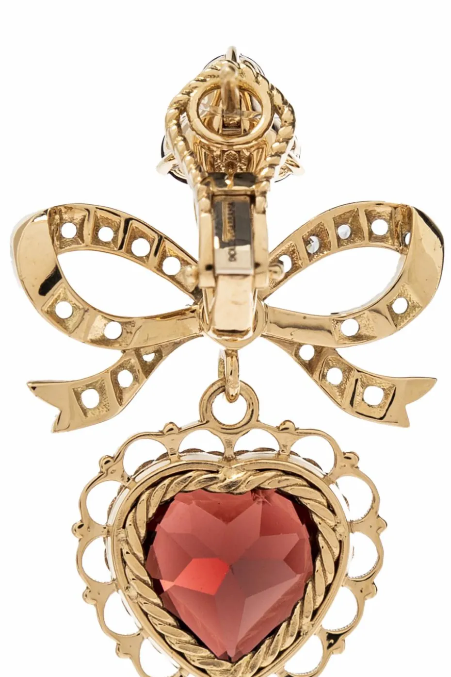 Dolce & Gabbana GOLD Gold earrings with gemstones