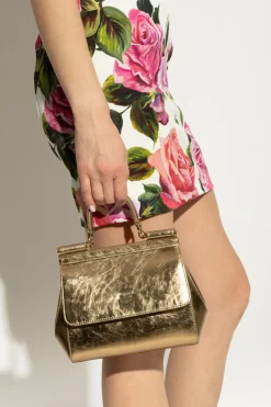 Dolce & Gabbana GOLD Handbag "Sicily Medium"