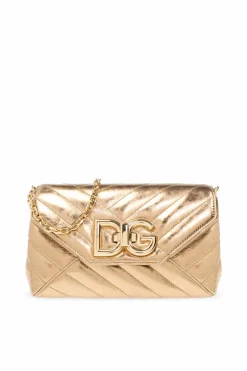 Dolce & Gabbana GOLD 'Lop' quilted shoulder bag