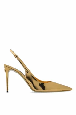 Dolce & Gabbana GOLD Mirror finish pumps