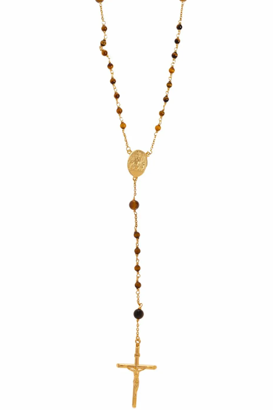 Dolce & Gabbana GOLD Necklace with religious motif