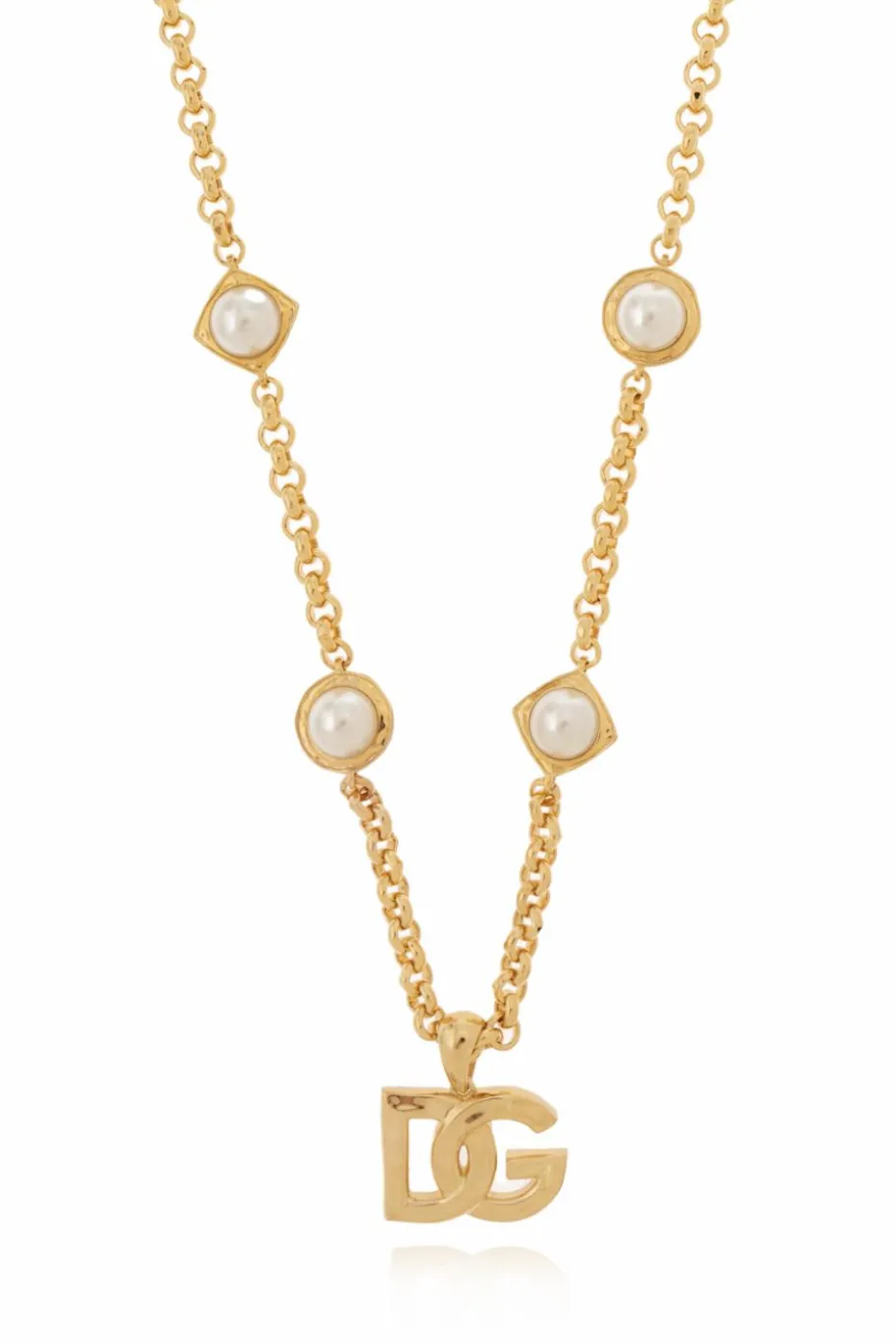 Dolce & Gabbana GOLD Necklace with Pearls