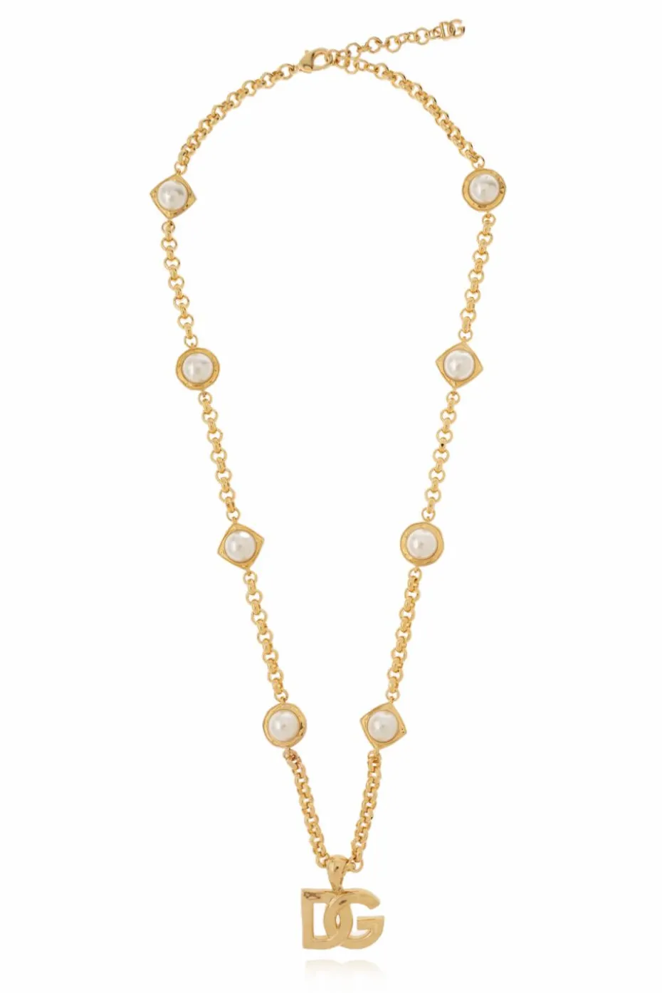 Dolce & Gabbana GOLD Necklace with Pearls