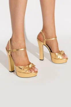 Dolce & Gabbana GOLD Platform sandals