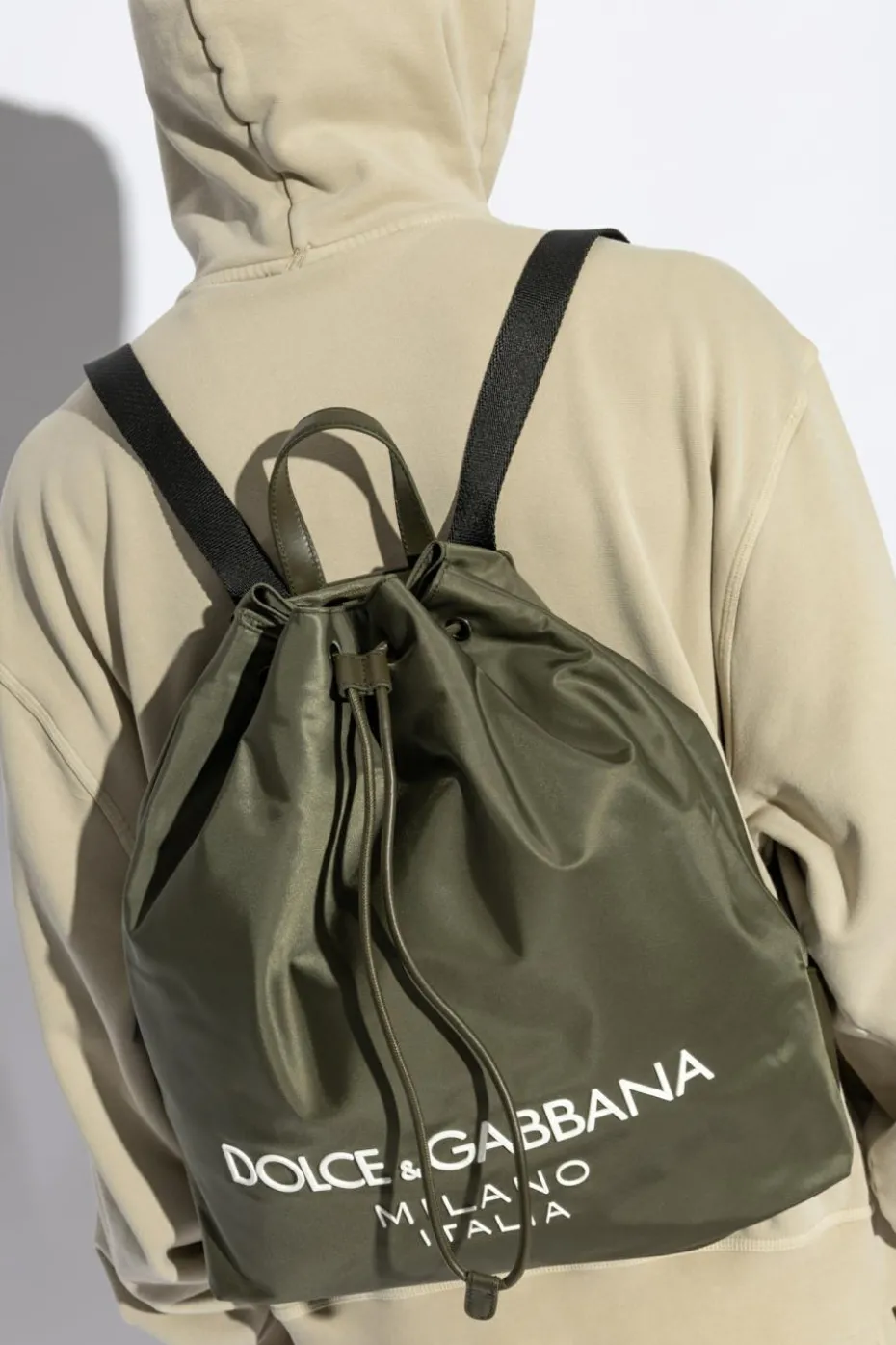 Dolce & Gabbana GREEN Backpack with logo