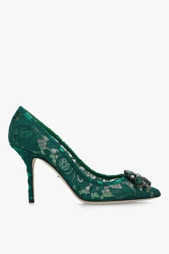 Dolce & Gabbana GREEN ‘Bellucci’ stiletto pumps