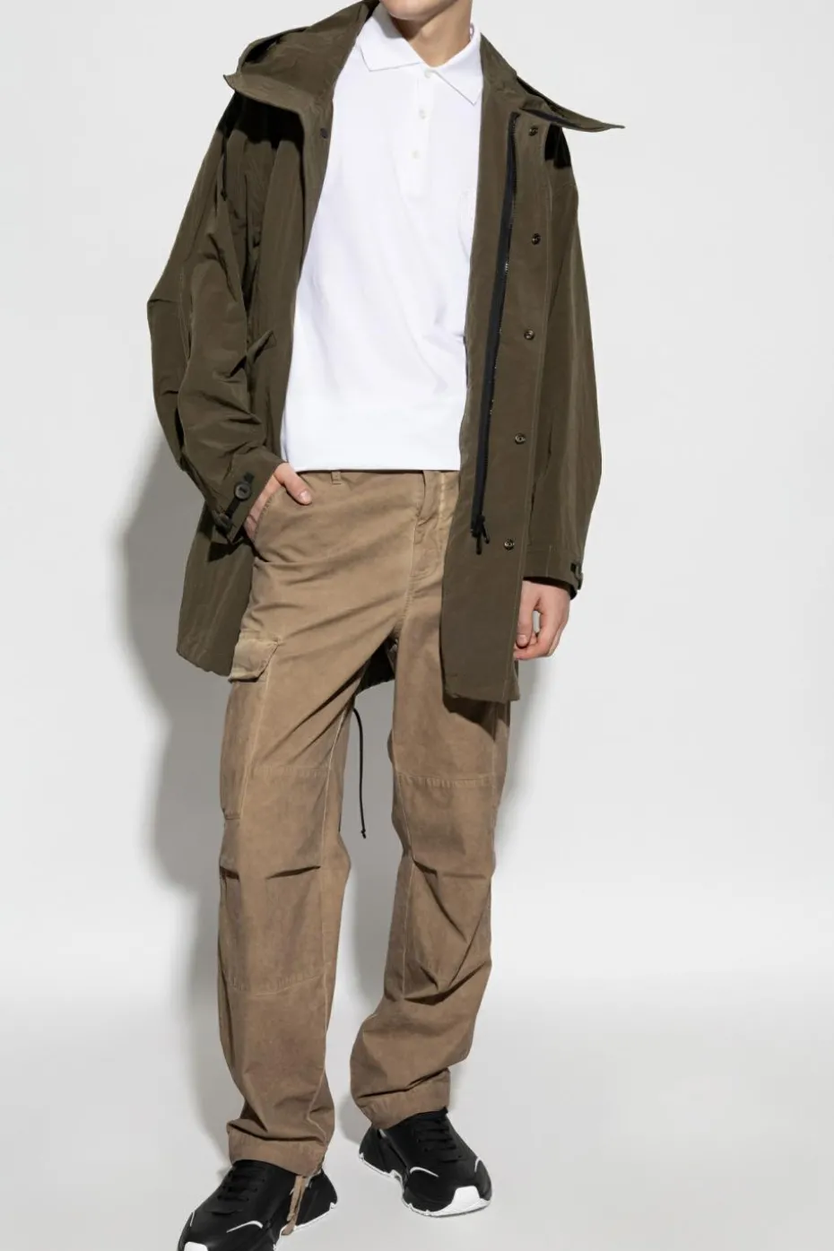 Dolce & Gabbana GREEN Jacket type parka
