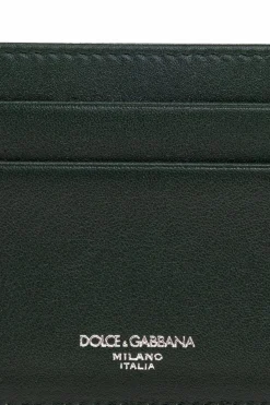 Dolce & Gabbana GREEN Leather card holder