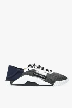 Dolce & Gabbana GREY Logo-patched sneakers