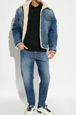 Dolce & Gabbana GREY Polo sweater