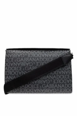 Dolce & Gabbana GREY Shoulder bag with monogram
