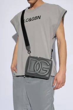 Dolce & Gabbana GREY Shoulder bag with logo