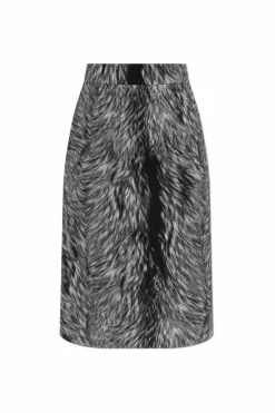 Dolce & Gabbana GREY Silk skirt