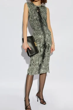 Dolce & Gabbana GREY Sleeveless silk top