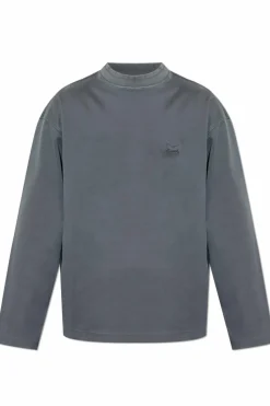 Dolce & Gabbana GREY Sweatshirt with logo appliqué