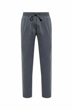 Dolce & Gabbana GREY Sweatpants with logo appliqué