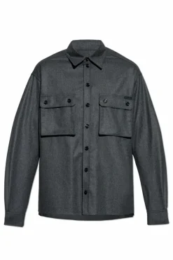Dolce & Gabbana GREY Wool Shirt