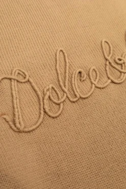 Dolce & Gabbana Kids beige Sweater with embroidered logo
