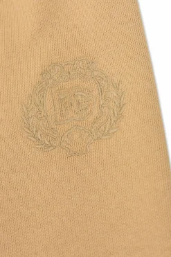 Dolce & Gabbana Kids beige Sweatpants with logo