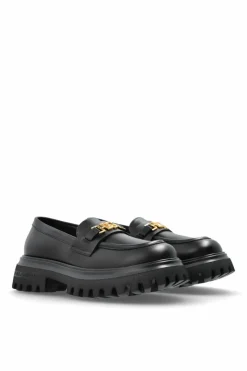 Dolce & Gabbana Kids BLACK Leather loafers