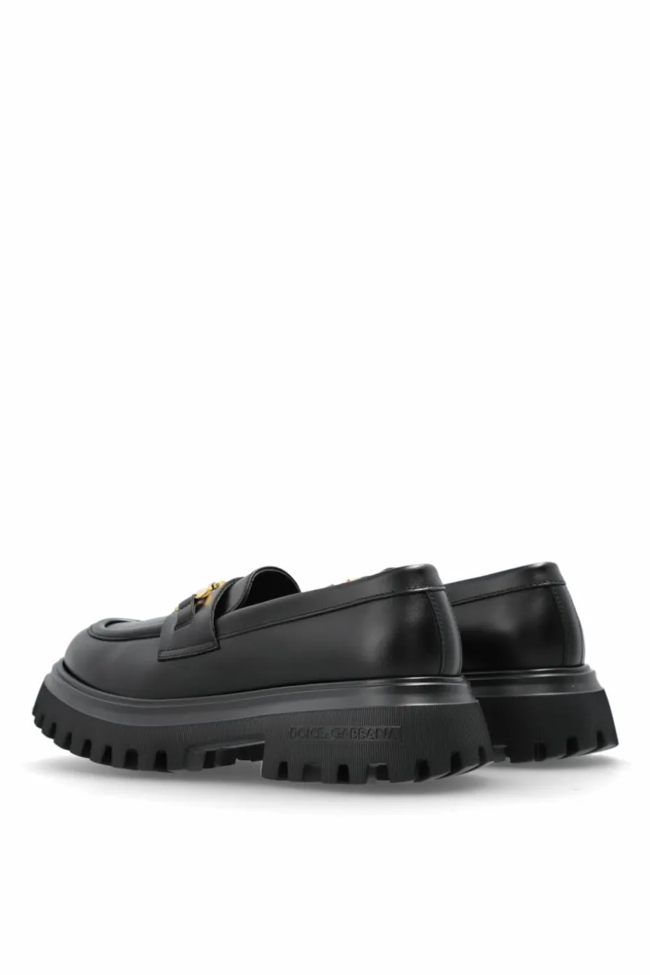 Dolce & Gabbana Kids BLACK Leather loafers